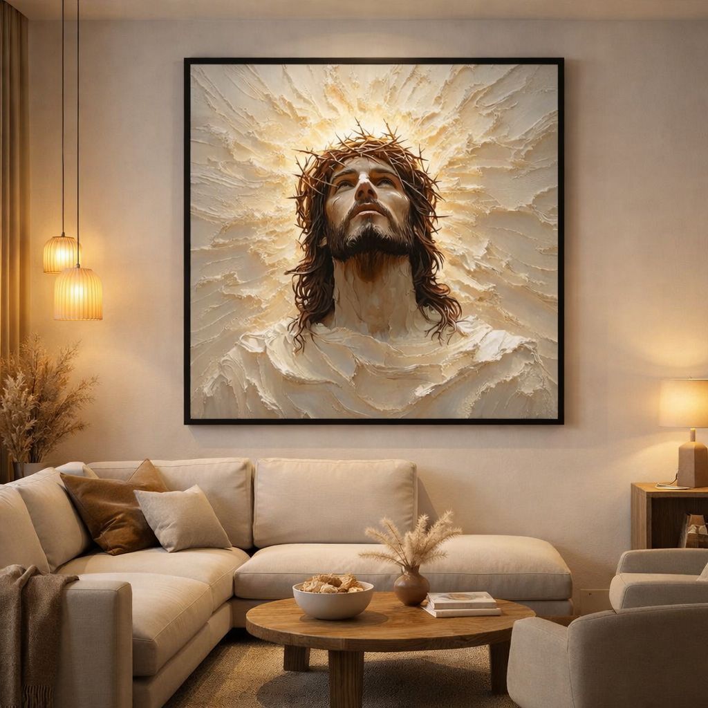 Cuadro de Jesucristo en lienzo✝️ | Precio oferta 🔥