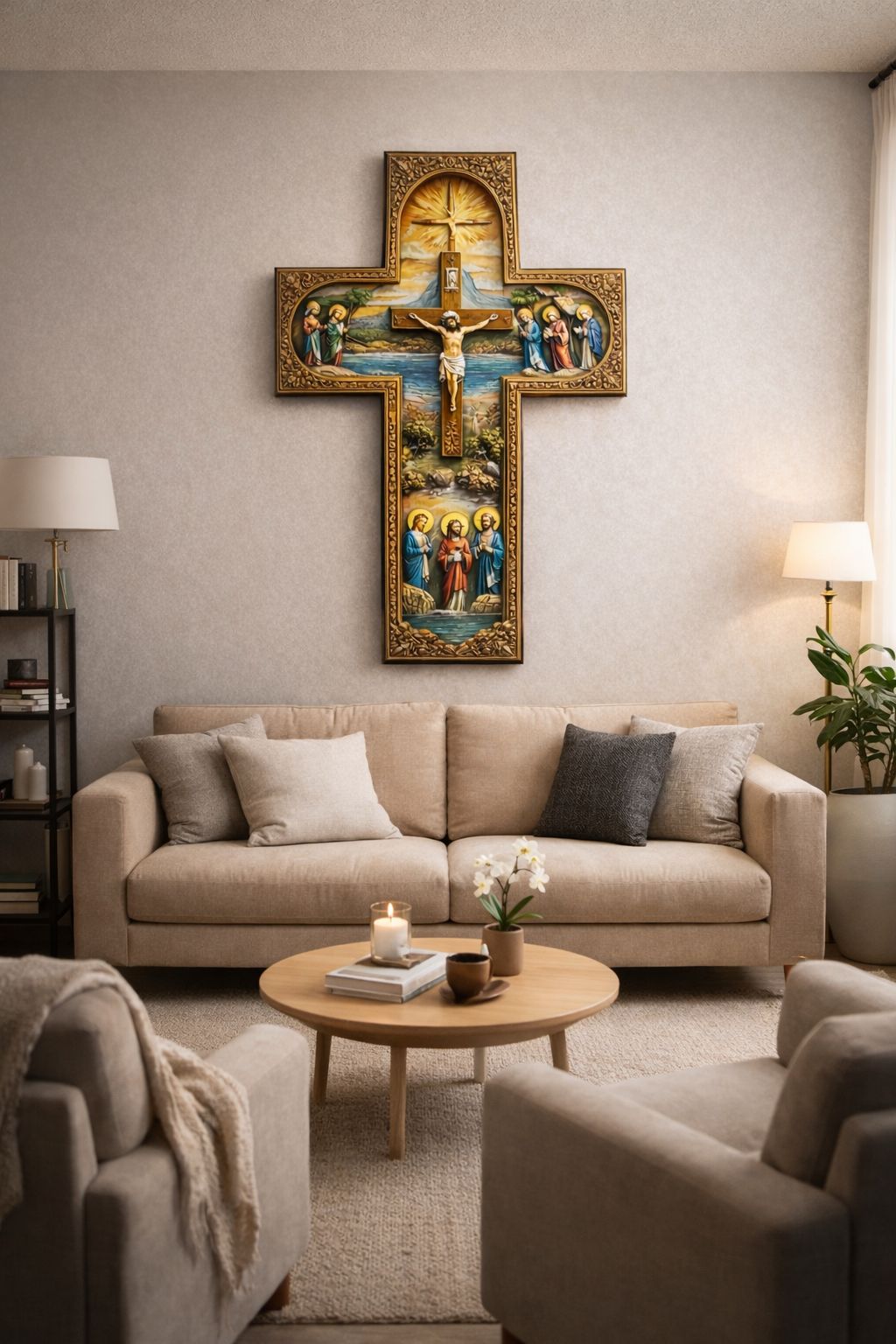 ✝️Cruz sagrada de Jesús que llena tu hogar de fe, paz y protección ✨